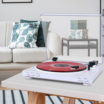 Vicnear retro white vinyl record player European retro moving magnetic record player LP record player birthday gift