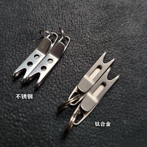 Mini clip hanging buckle tool buckle titanium alloy Money Clip Buckle Anti-Loss Type Key Clip Titanium Alloy Pocket Clip Equip Buckle