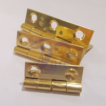 Force card copper hinge 1 inch 1 5 inch 2 inch tool hinge tooling loose leaf bag pure copper bright gold small hinge