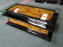 ktv coffee table stainless steel coffee table KTV luminous coffee table night tea table professional custom-made KTV furniture