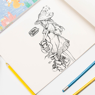 画册绘画图画本幼儿园小学生用素描本画画本儿童速写本绘画本成人