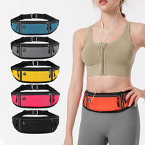 New walking Belt Mens canvas mobile phone bag running light and thin body sweat-proof Sports womens fitness small bag running bag