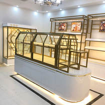 mian bao ju bread showcase solid wood zhong dao ju shelf baking shop bian dao ju showcase cake shop mo xing ju