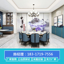 Hotel activities Hotel private room screen Office glass High partition wall decoration Sound insulation Push-pull folding sliding door