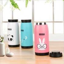 Childrens creative cartoon double-layer stainless steel Childrens thermos cup custom logo activity gift water Cup printing customization