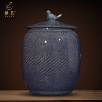 Jingdezhen ceramic kiln variable storage tea pot home kitchen dining room wine table cabinet Bogu shelf decorative ornaments