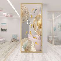 Light luxury screen partition living room home Modern simple bathroom glass porch decoration Nordic small apartment