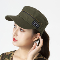 New sailor dance hat outdoor camouflage hat men and women army green flat top hat autumn and winter cotton baseball hat sun hat