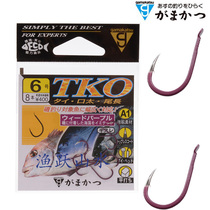 Japan imported fish hook Gammakazi half barbed gamakatsu67594 light weight TKO new Kanto Isnei