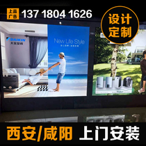 Soft film light box double-sided luminous mobile billboard ultra-thin ordering hollow rolling tag price list door sign