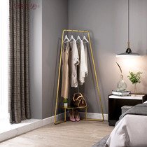 Coat rack corner floor hanging hanger bedroom clothes rack corner shelf Nordic light luxury girl Net Red