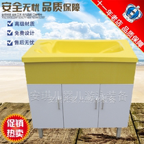 Mother and baby shop Swimming pool full set of equipment with cupboard Baby swimming pool bath tub Baby childrens washing table