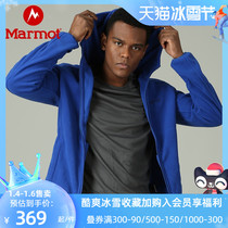 Marmot Marmot Marmot Spring and Autumn new outdoor sports leisure elastic soft warm Mens cardigan fleece