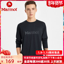 Marmot Groundhog 2021 new outdoor sunscreen UPF50 elastic breathable Men long sleeve quick dry T-shirt