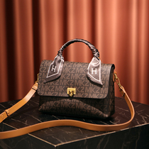 French DUDK designer bag senior sense presbyx shoulder bag leather letter Hand bag print shoulder bag
