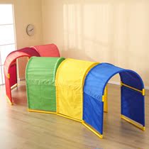 Child Rainbow Tunnel Drill Hole Kindergarten Parenting Fun Game Drill Hole Creeping Sensation Training Equipment Toy