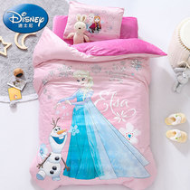 Kindergarten quilt three-piece baby velvet winter thickened futon Children nap special six-piece bedding