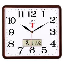 Electronic watch wall clock Desktop 5 clock floor clock floor Alarm Clock Square Electronic wall clock living room silent clock home