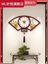 2021 New new Chinese living room hanging bell quartz clock Fashion Home China Wind clock Atmospheric Restaurant Clock