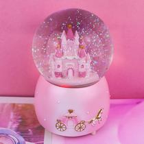 Ye Luoli Crystal Ball Dream Castle Princess Crystal Ball Snow Music Box Send Girl Music Box Birthday Gift