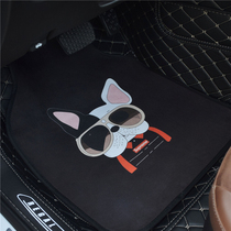 Car floor mat universal single piece easy-to-clean carpet cartoon cute car floor mat Environmental protection waterproof car mat