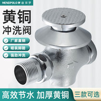 Foot type stool Flushing Valve toilet squatting pit buried foot delay valve concealed squat toilet flushing valve