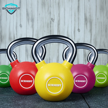 SCHMIDT Kettlebell fitness home commercial mens and womens environmental protection PU kettlebell color gym 4-20KG suit