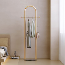 Cloister ground floor marble hanging clothes hanger Nordic home clothes horse not to take up space mesh red light extravagant clothes rack