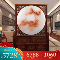 Basal stone Jade artistic conception landscape landscape screen landing safety buckle decoration living room entrance aisle partition decoration gift