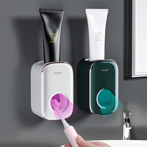 Toothpaste toothbrush rack 2021 new household squeezer children Automatic toothpaste artifact wall-mounted