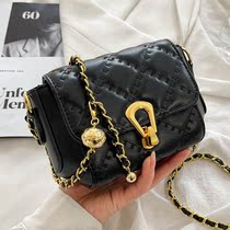 Pure Color Package Womens Package 2022 Spring Summer New Japan-South Korea Brief Casual Diagonal Satchel Fashion Chain Magige Single Shoulder Bag