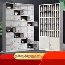 Single-door cleaning cabinet cabinet stainless steel factory workshop multi-door locker canteen cupboard custom cupboard moisture-proof