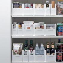Kitchen multi-function storage box desktop cosmetic storage sorting box sundries classification can be stacked storage box plastic