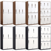 Four-door locker six-door change wardrobe gym workshop staff dormitory locker nine-door shoe cabinet iron with lock