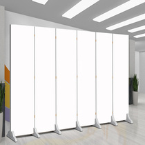 Custom screen partition Living room Modern simple folding mobile office Exhibition inspirational words White bedroom Dining room