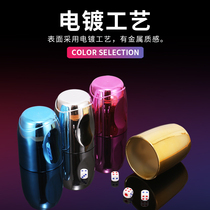 Creative electroplating Dice Cup sieve set bar ktv entertainment sieve Cup shake color seed padded manual color Cup can be customized