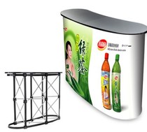 Aluminum alloy folding promotion table pull net type trial table consultation frame portable display stand disassembly and rotation