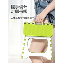 Plastic folding small stool outdoor portable fishing Maza toilet bathroom children change shoes chair home bench
