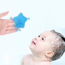 2 Colors Cartoon Super Soft Cotton Baby Bath Shower Brush Cu