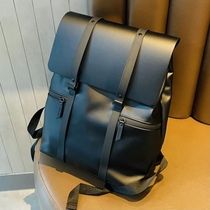 Swedish Gaston Luga Double Shoulder Bag Ins Female Tide 2021 New Advanced Sensation Soft Leather Travel Computer Backpack