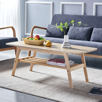 Coffee table Simple living room household small apartment solid wood low table Nordic modern small coffee table Economical table creativity