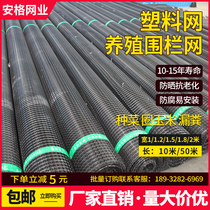 Plastic grid chicken and duck fence net Breeding net Household isolation net Outdoor protective fence Vegetable garden fence circle corn net