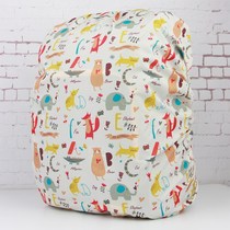 Schoolbag rain cover all-inclusive rain cover childrens backpack rain bag for primary school students tie rod outdoor backpack rain cover