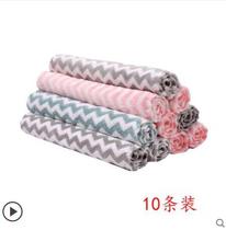 10 pieces of thick kitchen non-oil clean rag dishcloth dishwashing cloth absorbent dishwashing artifact