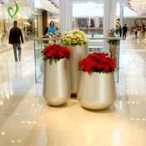 Modern Meichen FRP combination flowerpot floor large vase Mall hotel simple big flower jar outdoor flower Ware
