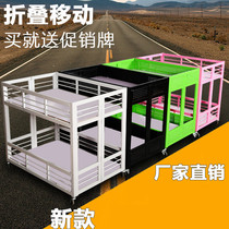 Supermarket promotion desk display rack folding promotion float shelf special price car dump truck promotion car special price processing desk