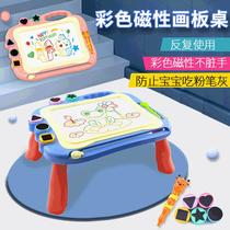 Three-in-one color graffiti writing board support childrens drawing board table magnetic multifunctional writing board painting board