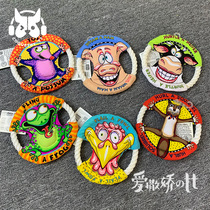 TT dog Frisbee interactive toy Schnauzer Teddy than Bear law fighting tide toy bite-resistant cable training toy