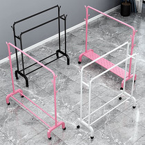 Simple clothes rack Floor-to-ceiling wardrobe Balcony drying clothes rack Bedroom household clothes rack Indoor folding hanger