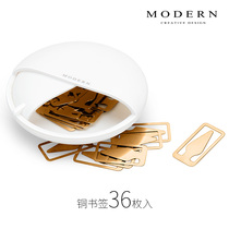 MODERN creative mini metal reading bookmarks hipster arrow cute bookmarks 36 classical Chinese style students with gift box packaging custom gifts to send teachers